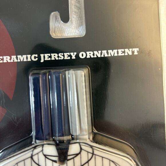 New York Yankees Ceramic Jersey Color Me Ornament With Markers Bronx Bombers TSA - Picture 4 of 9